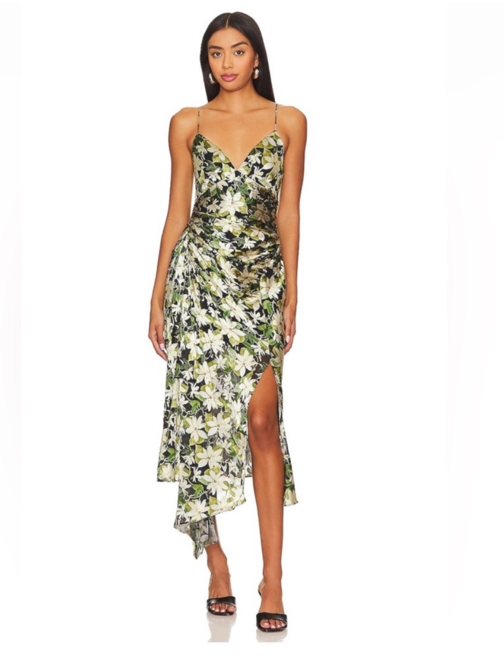 Alice + Olivia Shawna Dress in Moonlight Green